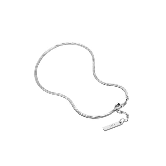 BRACELET OREN CHAÎNE OCTOGONAL ARGENTÉ Ma boutique