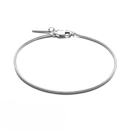 BRACELET OREN CHAÎNE OCTOGONAL ARGENTÉ Ma boutique